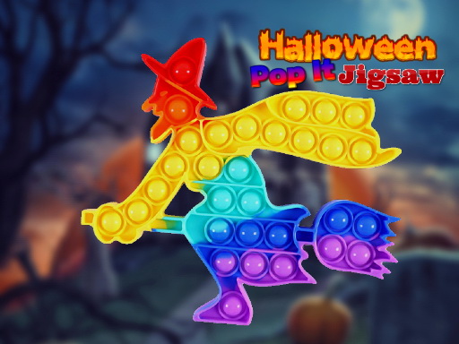 Imaginea Halloween Pop It Jigsaw