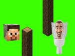 Skibidi Rotitor Toaletă Flappy Minecraft