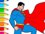 E-carte de colorare: Superman
